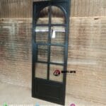 Pintu Kaca Hitam Minimalis Lengkung