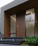 Pintu Utama Kayu Jati Minimalis Elegan untuk Rumah Mewah