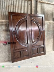 Pintu Kupu Tarung Jati Perhutani Elegance