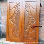 Pintu Jati Perhutani Ukir Mewah
