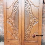 Pintu Jati Perhutani Ukir Mewah