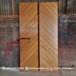 Pintu Jati Diagonal Minimalis