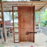 Pintu Utama Kayu Jati Perhutani