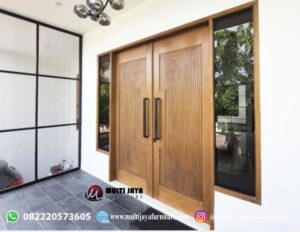 Pintu Jati Perhutani Modern