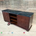 Bufet Jati Marmer Hitam Jakarta