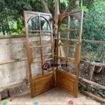 Pintu Jati Kaca Minimalis