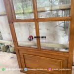 Pintu Jati Kaca Minimalis