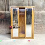 Lemari Pakaian Jati Sliding Cermin