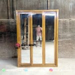 Lemari Pakaian Jati Sliding Cermin