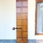 Pintu Villa Jati Motif Geometris Modern