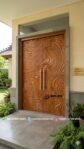 Pintu Villa Bali Kayu Jati Solid Motif Organik Modern