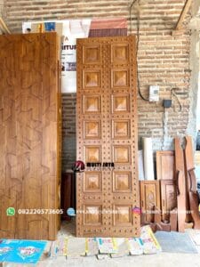 Pintu Panel Jati Solid Jepara