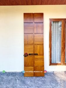 Pintu Jati Minimalis Kotak Modern