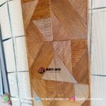 Pintu Jati Motif Panel Linear
