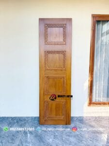 Pintu Jati Quad Panel Premium