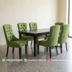 Set Meja Makan Jati Mewah Custom