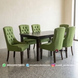 Set Meja Makan Jati Mewah Custom