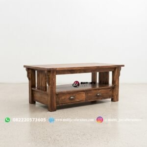 Meja Kopi Jati Villa Bali