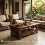 Meja Kopi Jati Villa Bali