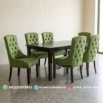 Set Meja Makan Jati Mewah Custom